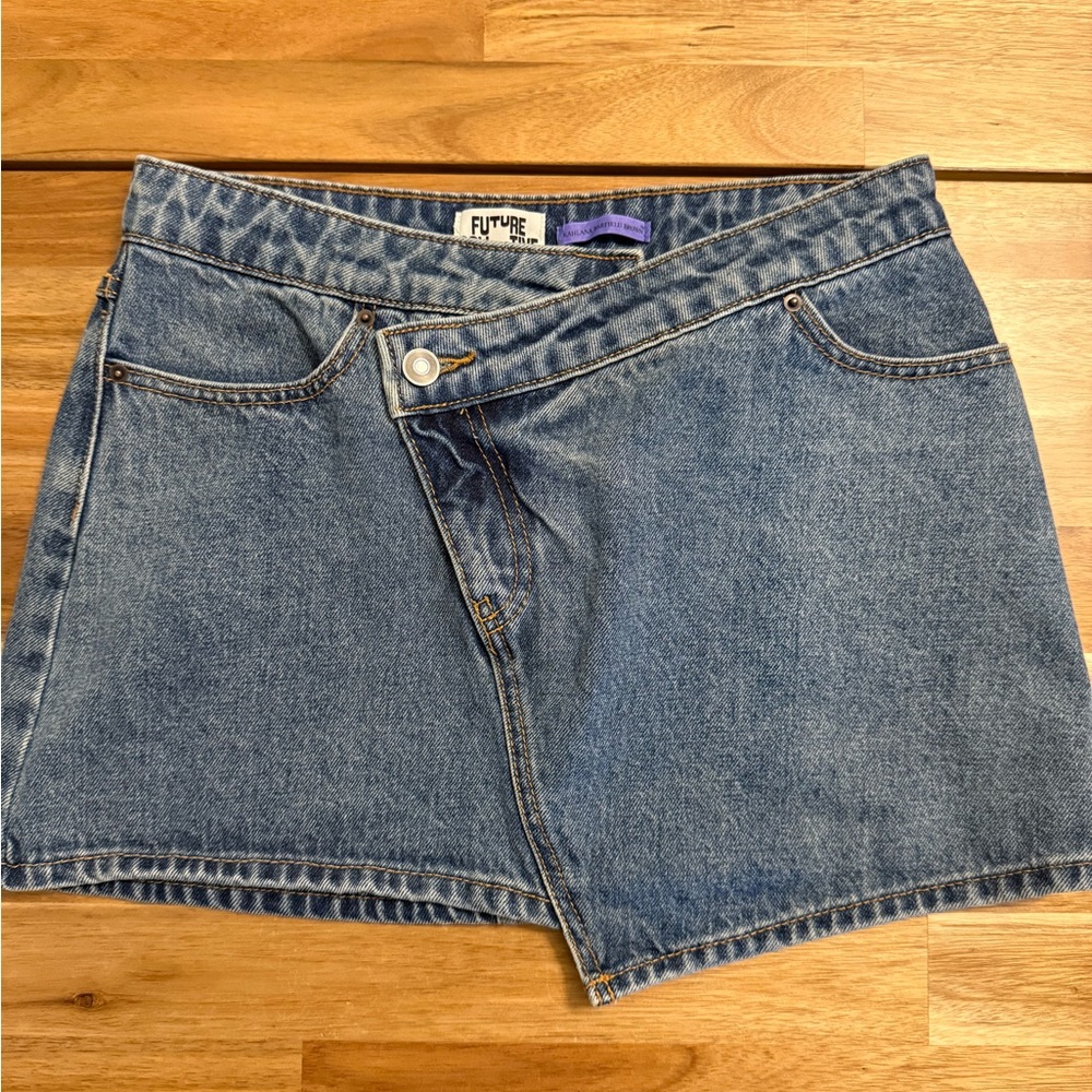 Denim Mini Skirt